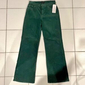 Green corduroy pants